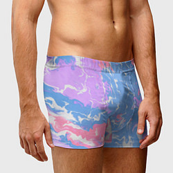 Трусы-боксеры мужские Цветная размытость, цвет: 3D-принт — фото 2