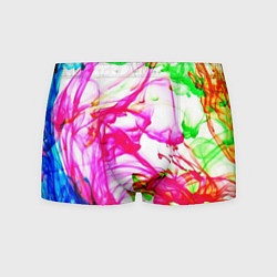 Трусы-боксеры мужские Неоновые краски в воде, цвет: 3D-принт