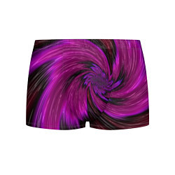 Трусы-боксеры мужские Фиолетовый вихрь, цвет: 3D-принт