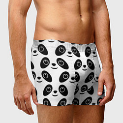 Трусы-боксеры мужские Panda bing dun dun, цвет: 3D-принт — фото 2