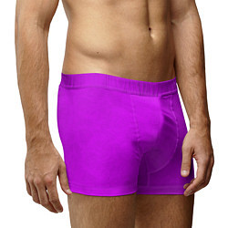 Трусы-боксеры мужские Неоновый розово-сиреневый текстурированный, цвет: 3D-принт — фото 2