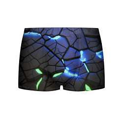 Трусы-боксеры мужские Светящаяся лава, цвет: 3D-принт