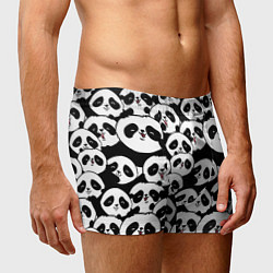 Трусы-боксеры мужские Весёлые панды, цвет: 3D-принт — фото 2