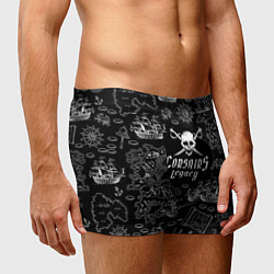Трусы-боксеры мужские Corsairs Legacy, цвет: 3D-принт — фото 2