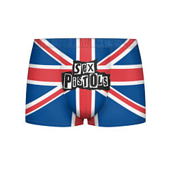 Трусы-боксеры мужские Sex Pistols - панк рок, цвет: 3D-принт