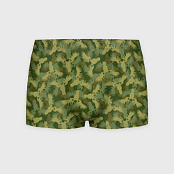 Трусы-боксеры мужские Лоси - камуфляж, цвет: 3D-принт