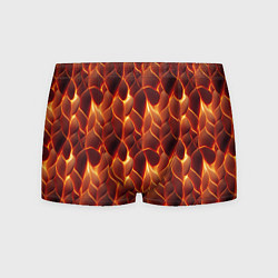 Трусы-боксеры мужские Огненная мозаичная текстура, цвет: 3D-принт