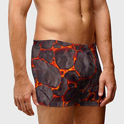 Трусы-боксеры мужские Жерло вулкана, цвет: 3D-принт — фото 2