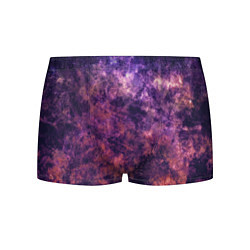 Трусы-боксеры мужские Текстура - Purple galaxy, цвет: 3D-принт
