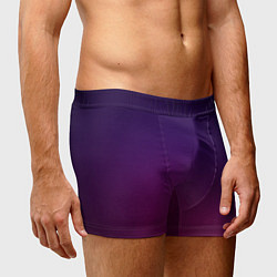 Трусы-боксеры мужские Малиновый градиент, цвет: 3D-принт — фото 2