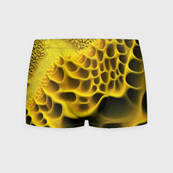 Трусы-боксеры мужские Yellow background, цвет: 3D-принт