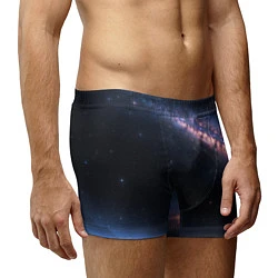Трусы-боксеры мужские Млечный путь в звездном небе, цвет: 3D-принт — фото 2