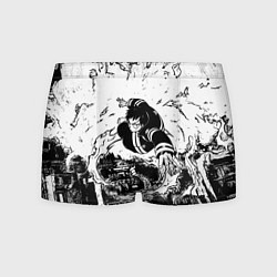 Трусы-боксеры мужские Шинра - Пламенная бригада пожарных, цвет: 3D-принт