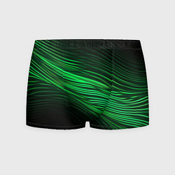 Мужские трусы Green neon lines