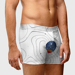 Трусы-боксеры мужские Эмблема созвездия, цвет: 3D-принт — фото 2