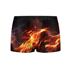 Трусы-боксеры мужские Огненный фон, цвет: 3D-принт