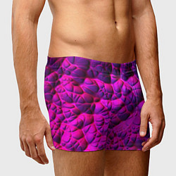Трусы-боксеры мужские Объемная розовая текстура, цвет: 3D-принт — фото 2