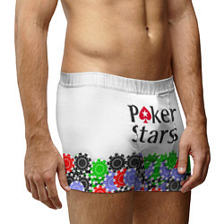 Трусы-боксеры мужские Poker - игра для удачливых, цвет: 3D-принт — фото 2