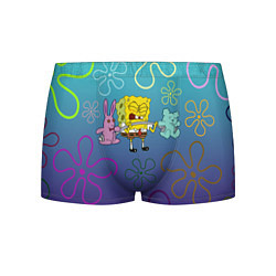 Трусы-боксеры мужские Spongebob workout, цвет: 3D-принт