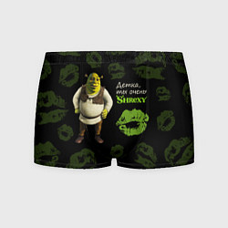 Трусы-боксеры мужские Shrexy Shrek, цвет: 3D-принт
