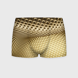 Трусы-боксеры мужские Золотая сетка абстракция, цвет: 3D-принт