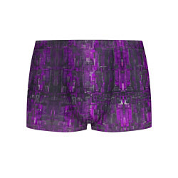 Трусы-боксеры мужские Фиолетовый металл модерн, цвет: 3D-принт