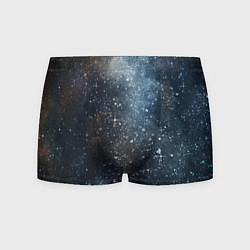 Трусы-боксеры мужские Темное космическое звездное небо, цвет: 3D-принт