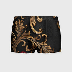 Мужские трусы Золотые абстрактные узоры