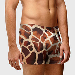 Трусы-боксеры мужские Пятнистый мех жирафа, цвет: 3D-принт — фото 2