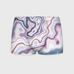 Трусы-боксеры мужские Мраморные разводы, цвет: 3D-принт