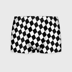Мужские трусы Шахматные клетки абстракция