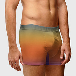 Трусы-боксеры мужские Градиент цвета заката, цвет: 3D-принт — фото 2