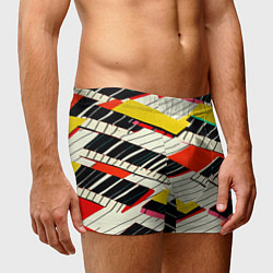 Трусы-боксеры мужские Пианинка, цвет: 3D-принт — фото 2