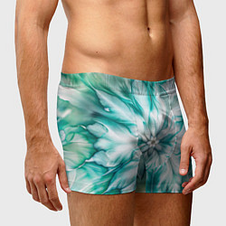 Трусы-боксеры мужские Акварельный цветок Лепестки, цвет: 3D-принт — фото 2