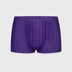 Трусы-боксеры мужские Полосатый яркий фиолетовый, цвет: 3D-принт