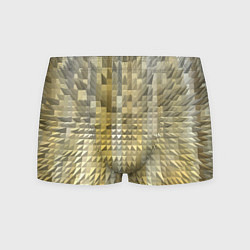 Трусы-боксеры мужские Объемные треугольники текстурированный рельеф, цвет: 3D-принт