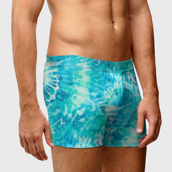 Трусы-боксеры мужские Морская абстракция аммонит, цвет: 3D-принт — фото 2