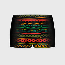 Мужские трусы Ethnic ornament on black