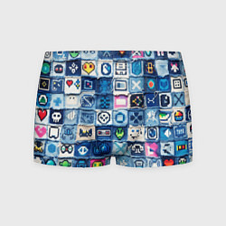 Мужские трусы Пиксельный пэчворк