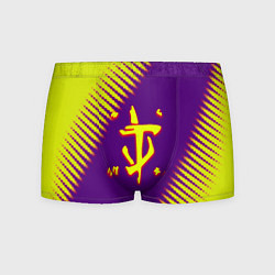 Трусы-боксеры мужские Doom абстракция, цвет: 3D-принт