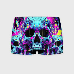 Мужские трусы Cool skull sketch - blots