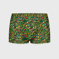 Мужские трусы Разноцветные ёлочные шары