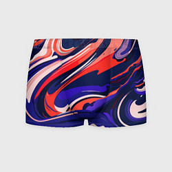 Мужские трусы Абстракция разводов разноцветная