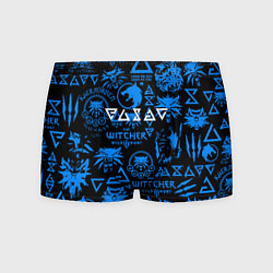Трусы-боксеры мужские The Witcher logo pattern, цвет: 3D-принт