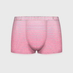 Трусы-боксеры мужские Полосатый розовый текстурный, цвет: 3D-принт