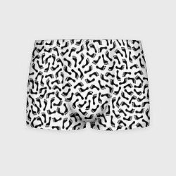 Трусы-боксеры мужские Следы, цвет: 3D-принт