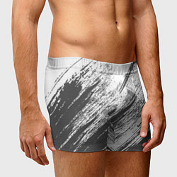 Трусы-боксеры мужские The color is gray and white, цвет: 3D-принт — фото 2