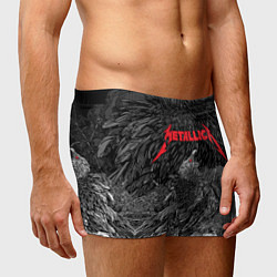 Трусы-боксеры мужские Metallica - scavenger on the skull, цвет: 3D-принт — фото 2