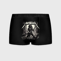 Трусы-боксеры мужские Metallica - guitar solo, цвет: 3D-принт