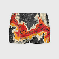 Мужские трусы Красно-черная потертая текстура